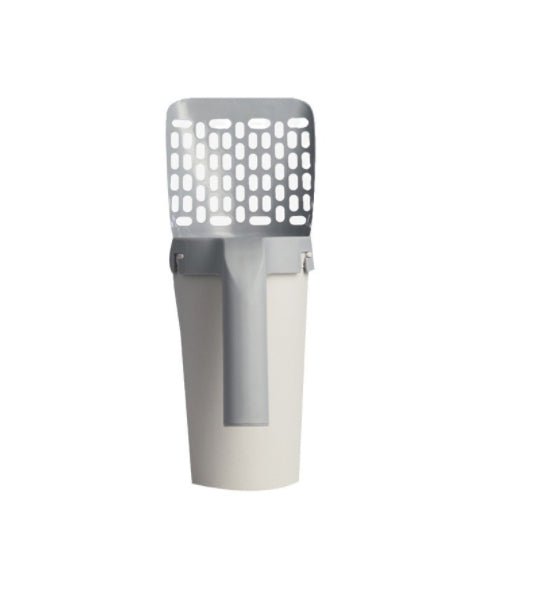 Large Capacity Toilet Bucket Portable Removable And Washable Integrated Cat Litter Scoop - Zampycare.com