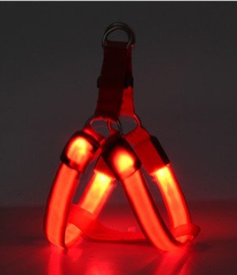 Pet Products LED Luminous Dog Chest Strap Large Dog Luminous Dog Leash - Zampycare.com