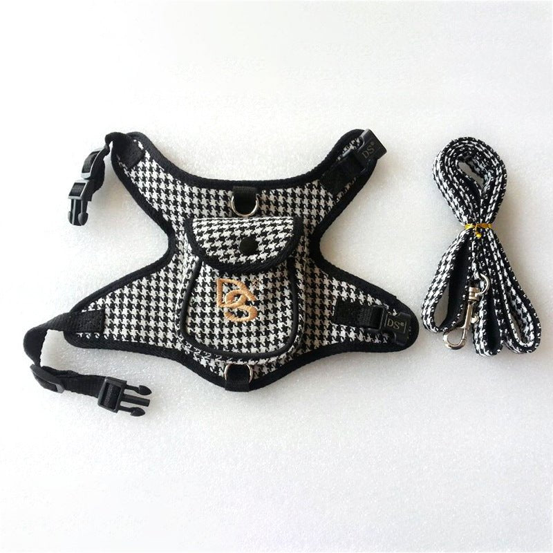Pet Vest Houndstooth Pet Suit - Zampycare.com